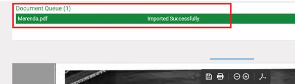onbase view expense report import successful